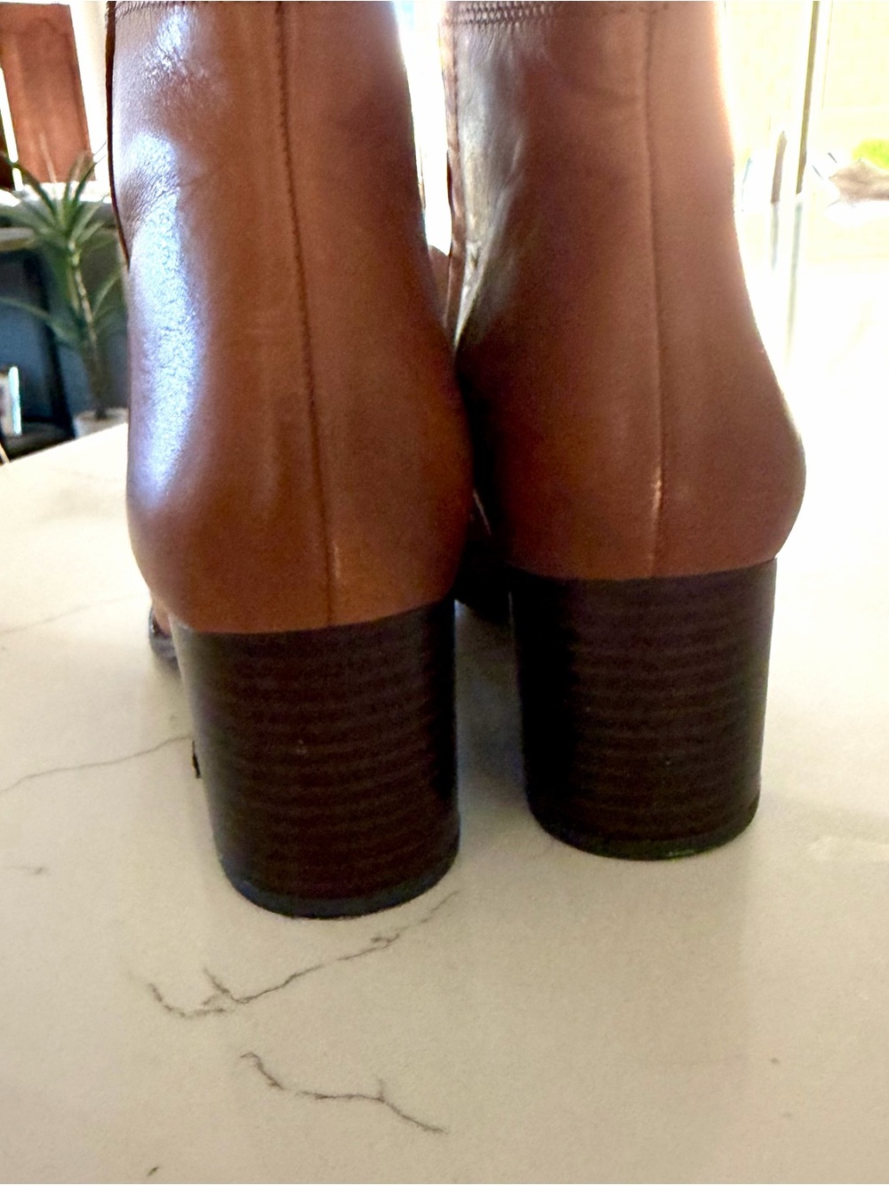 Sam Edelman Kerby Women's Knee-High Leather Boot in Tan - Picture 6 of 8